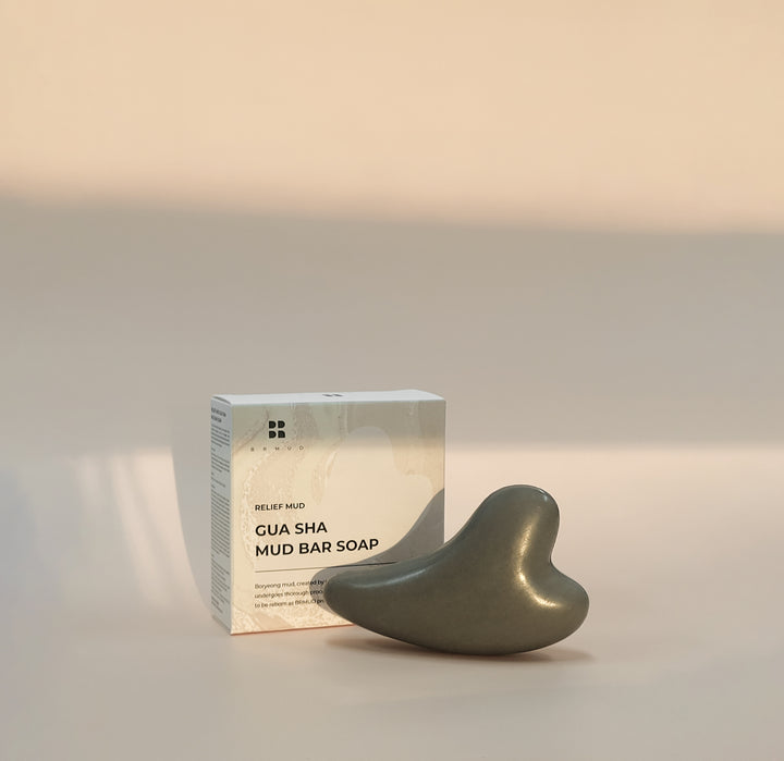 BRMUD Relief Mud Gua Sha Mud Bar Soap - Naisture