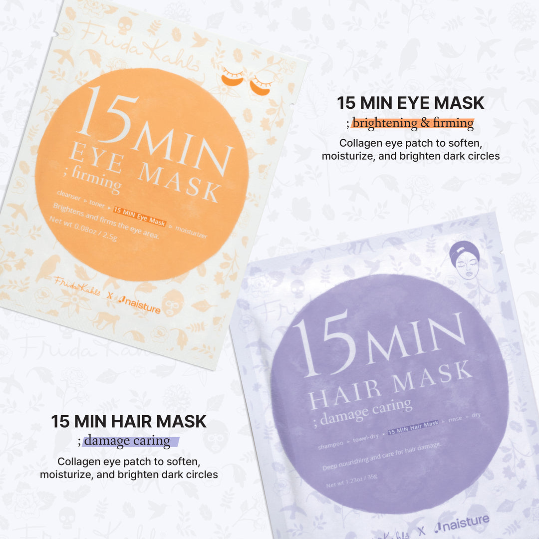 Frida Kahlo x 15 MIN Pamper Me Kit - Naisture