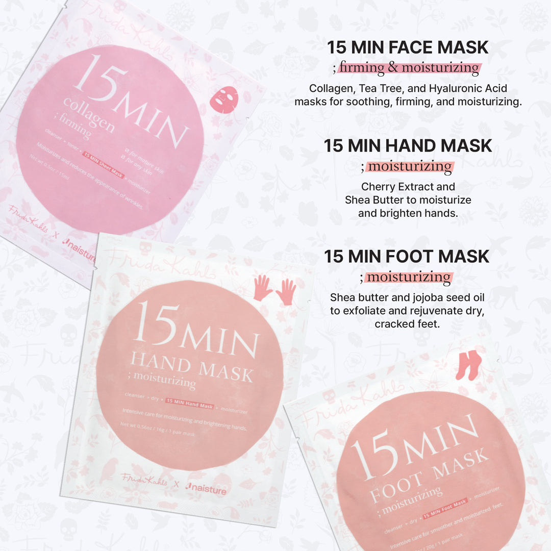 Frida Kahlo x 15 MIN Pamper Me Kit - Naisture