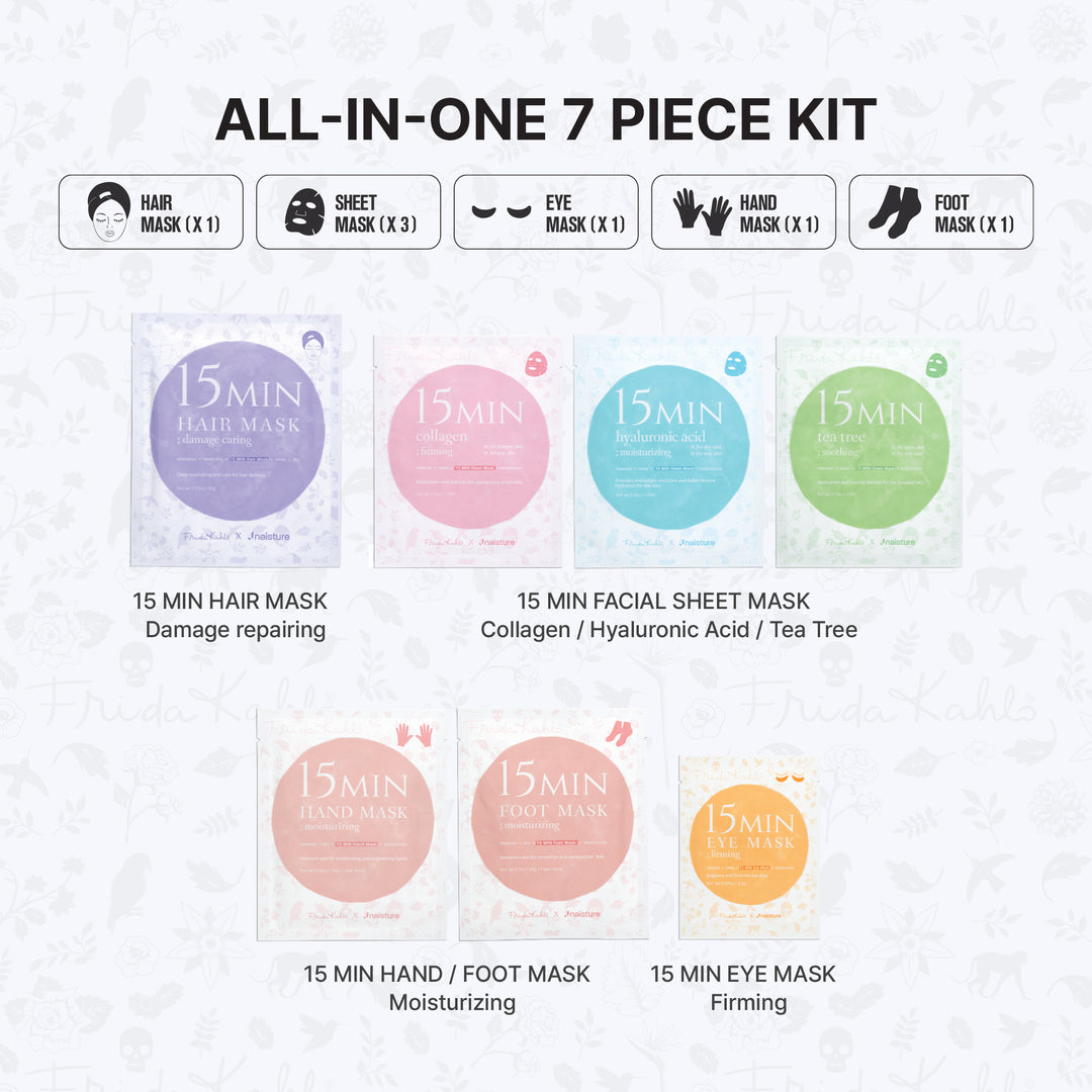 Frida Kahlo x 15 MIN Pamper Me Kit - Naisture