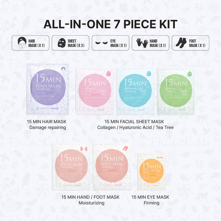 Frida Kahlo x 15 MIN Pamper Me Kit - Naisture