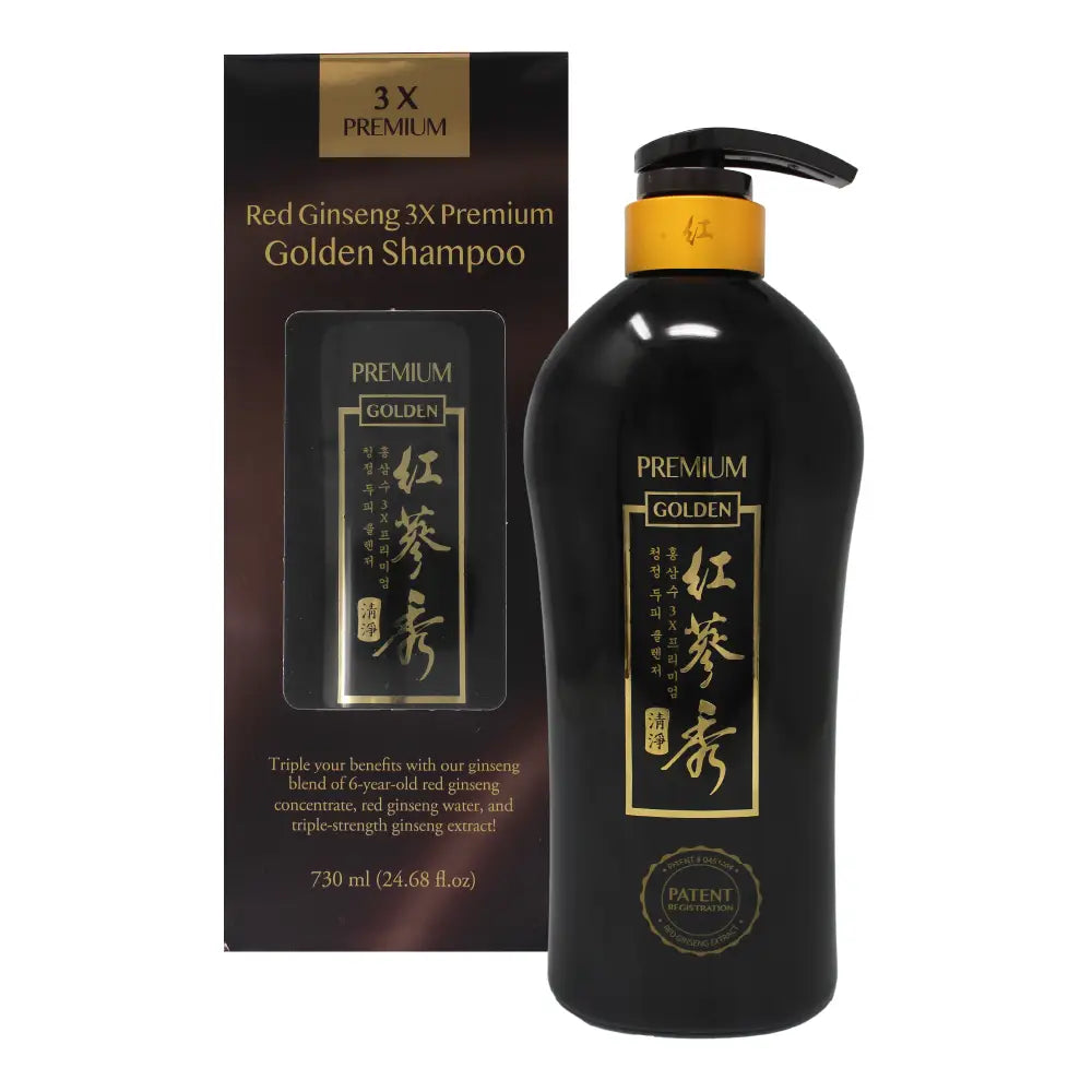 Premium Red Ginseng 3X Golden Shampoo (730ml) – Naisture