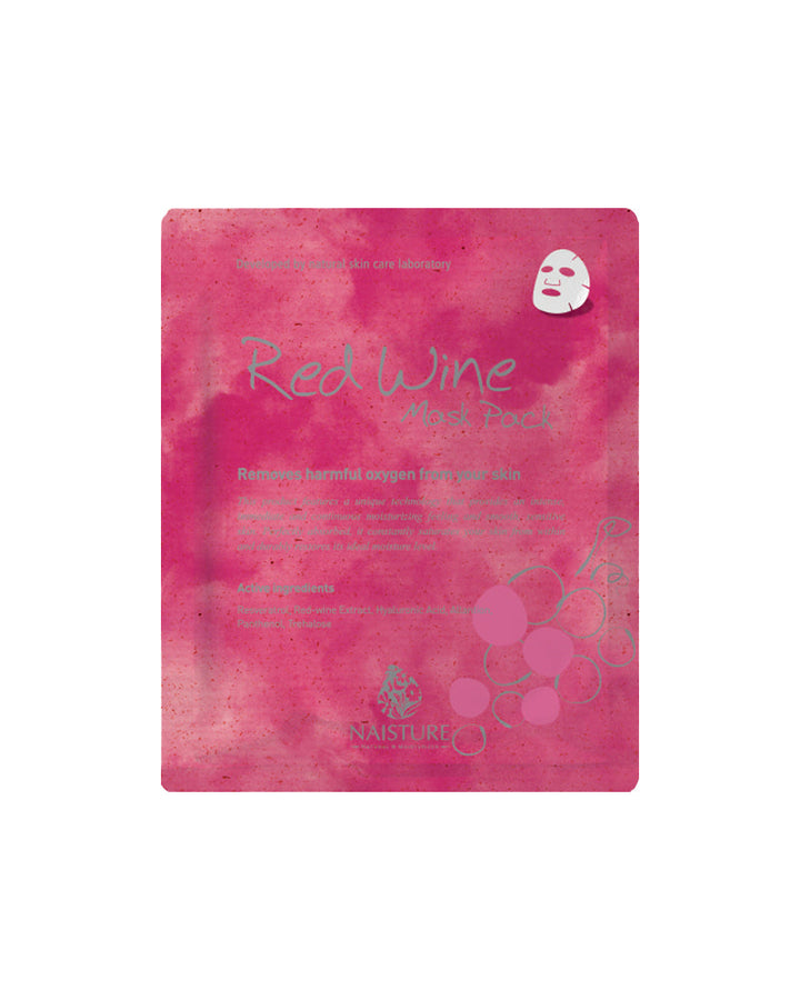 Naisture Premium Sheet Mask - Red Wine - Naisture