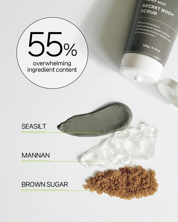 BRMUD Relief Mud Secret Body Scrub - Naisture