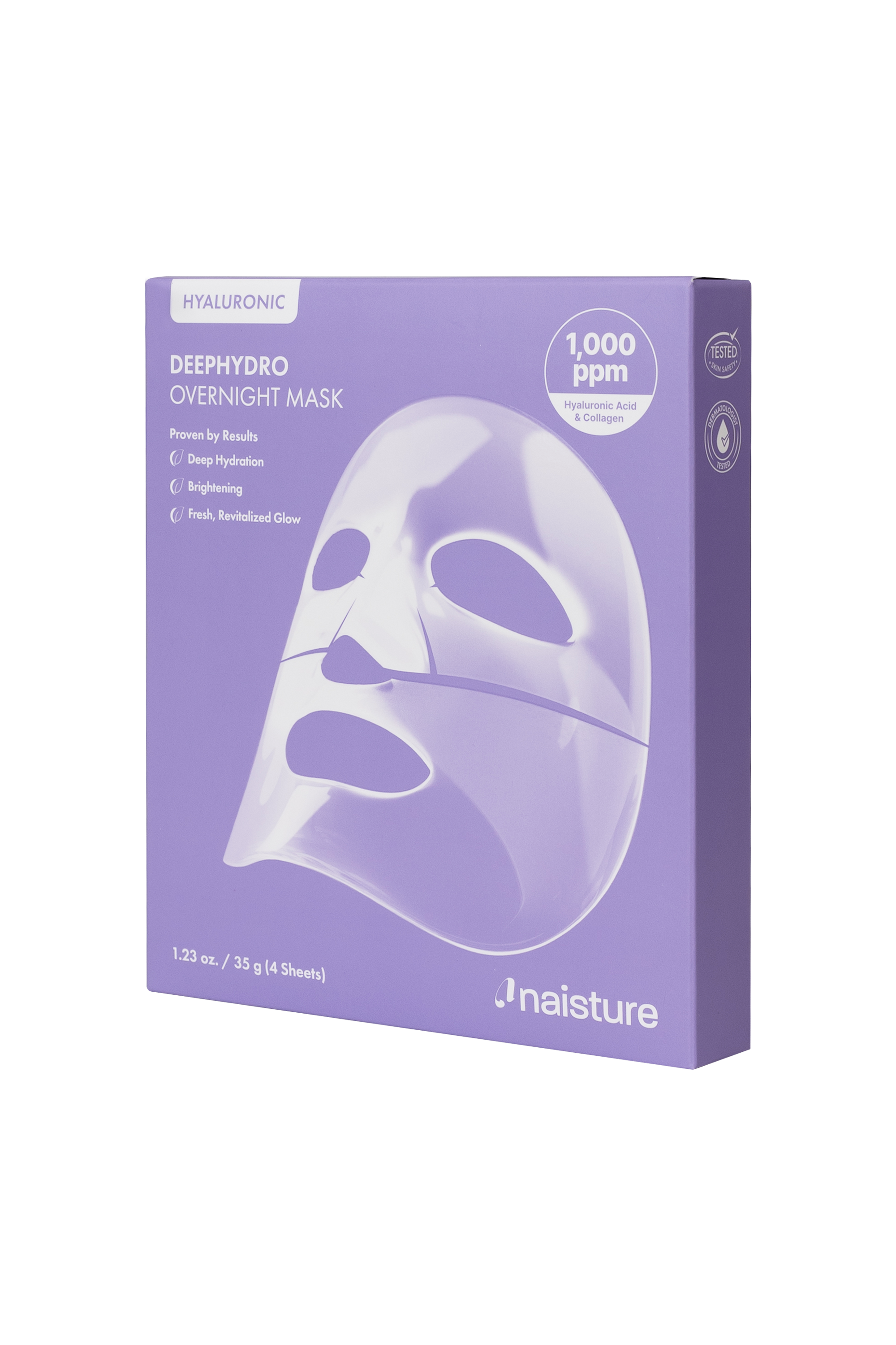 Naisture DeepHydro Overnight Mask - Hyaluronic Acid & Brightening