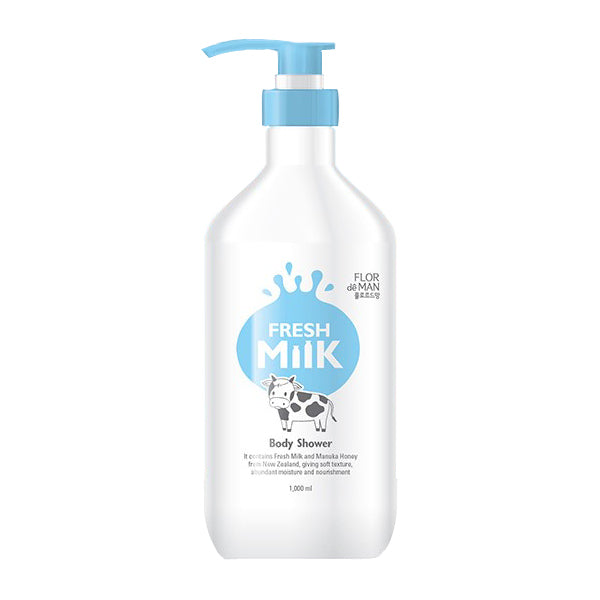 Flor de man Fresh Milk Body Shower (1000ml) - Naisture