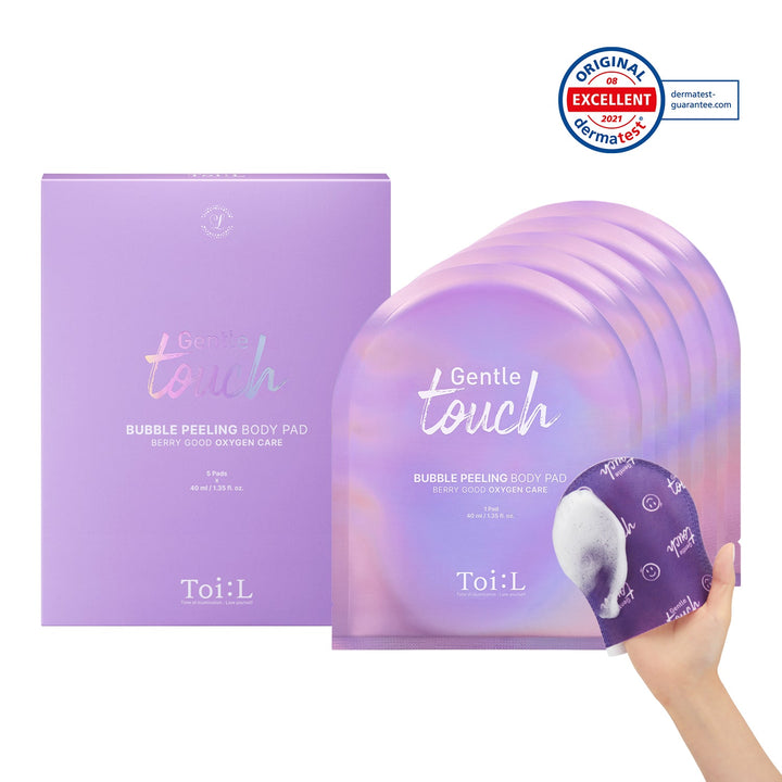 Gentle Touch Bubble Peeling Body Pad (5pc) - Naisture