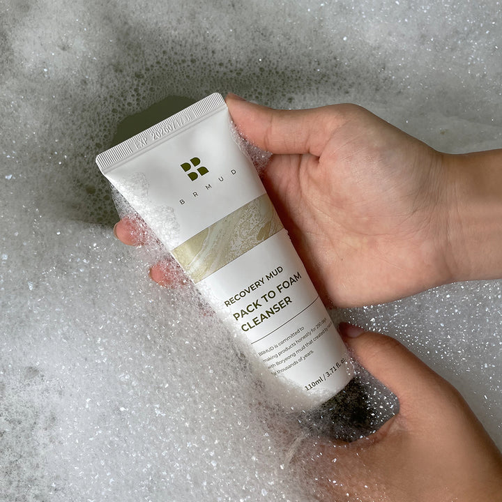 Recovery Mud Pack to Foam Cleanser