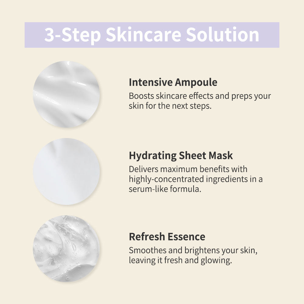 Naisture 3 Step Ampoule Sheet Mask-Marine Collagen