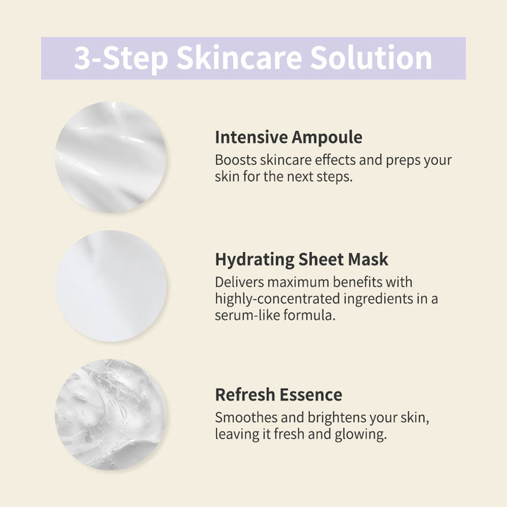 Naisture 3 Step Ampoule Sheet Mask-Marine Collagen
