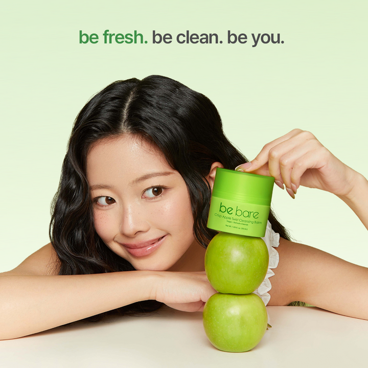 be bare Crisp Apple Twist Cleansing Balm