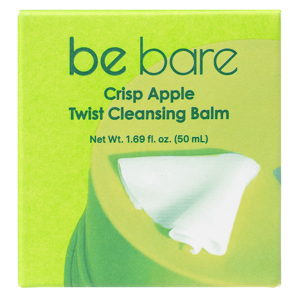 be bare Crisp Apple Twist Cleansing Balm
