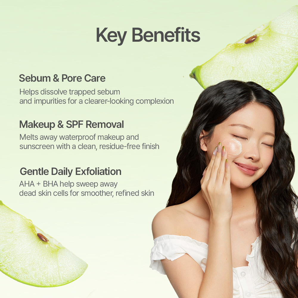 be bare Crisp Apple Twist Cleansing Balm