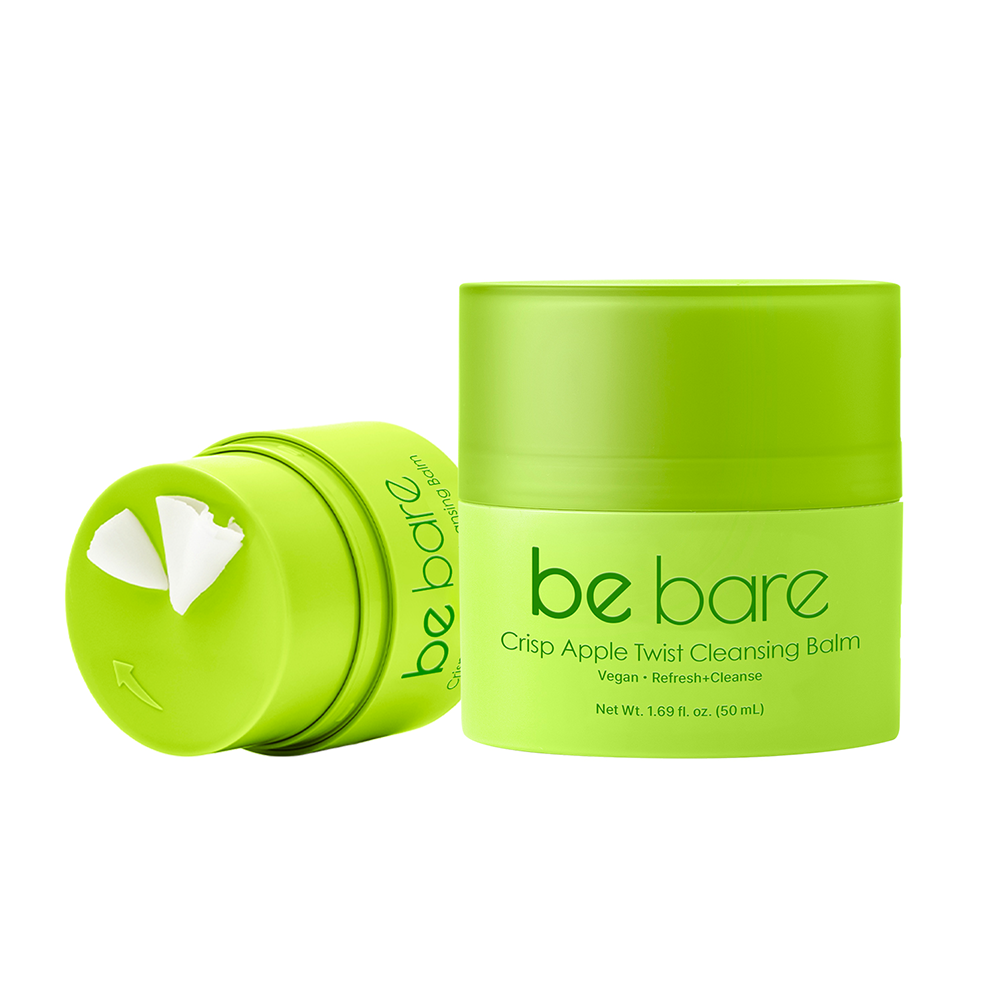 be bare Crisp Apple Twist Cleansing Balm