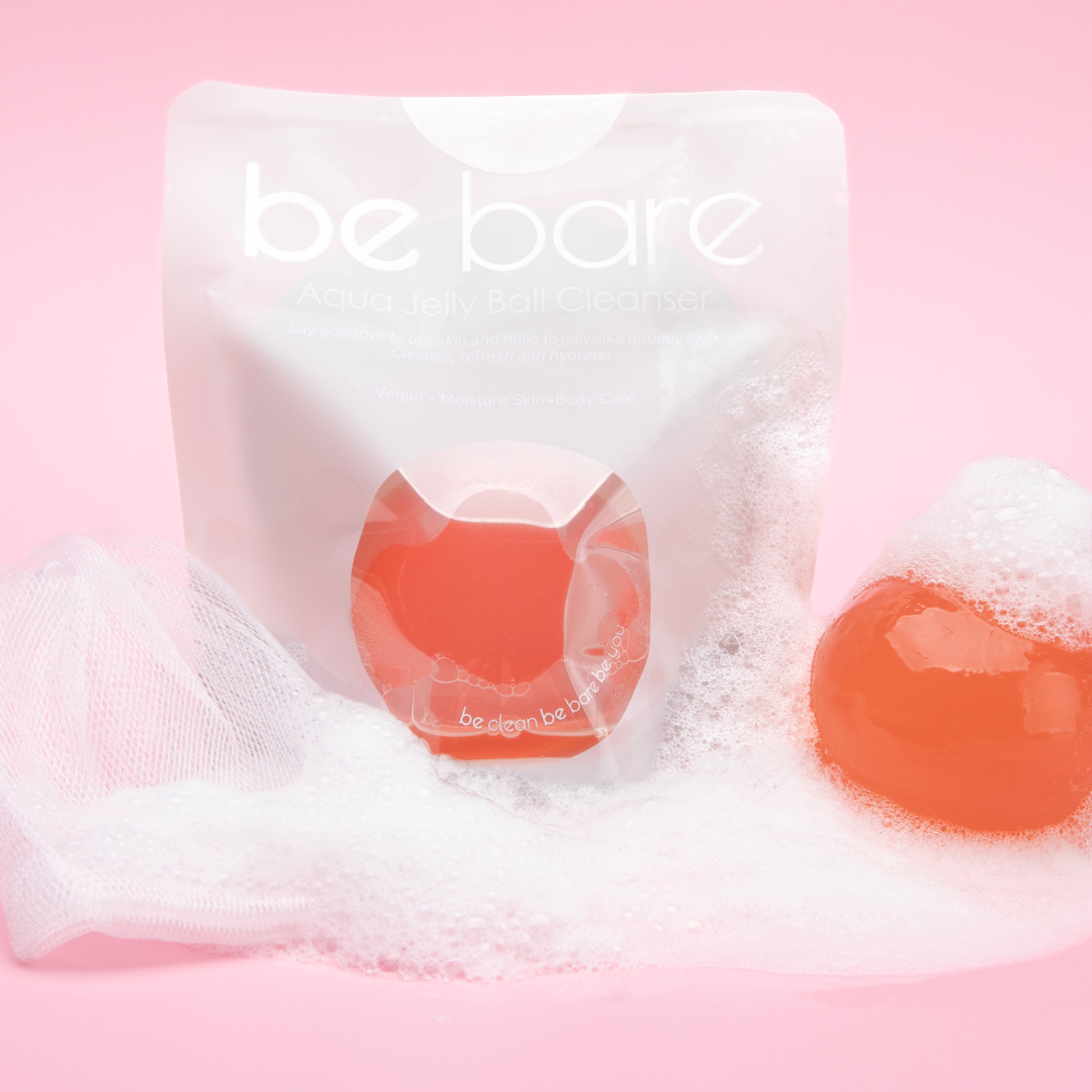 Bebare Aqua Jelly Ball Cleanser - Peachy Pink