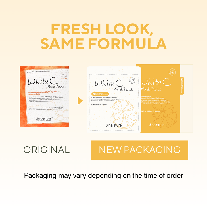 Naisture Premium Sheet Mask - White C - Naisture