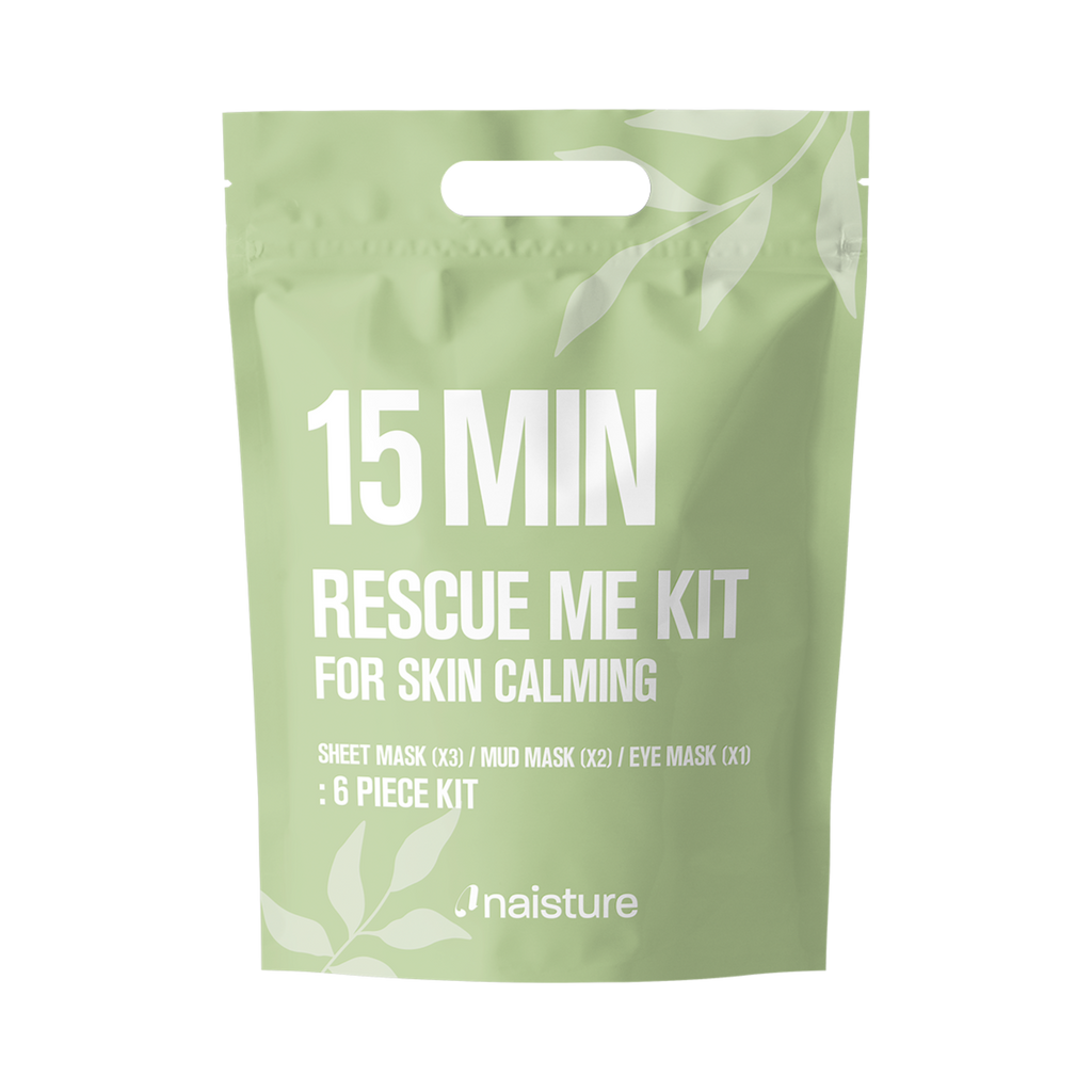 Naisture 15 MIN Rescue Me Kit - Calming Mask Set | Mud Masks