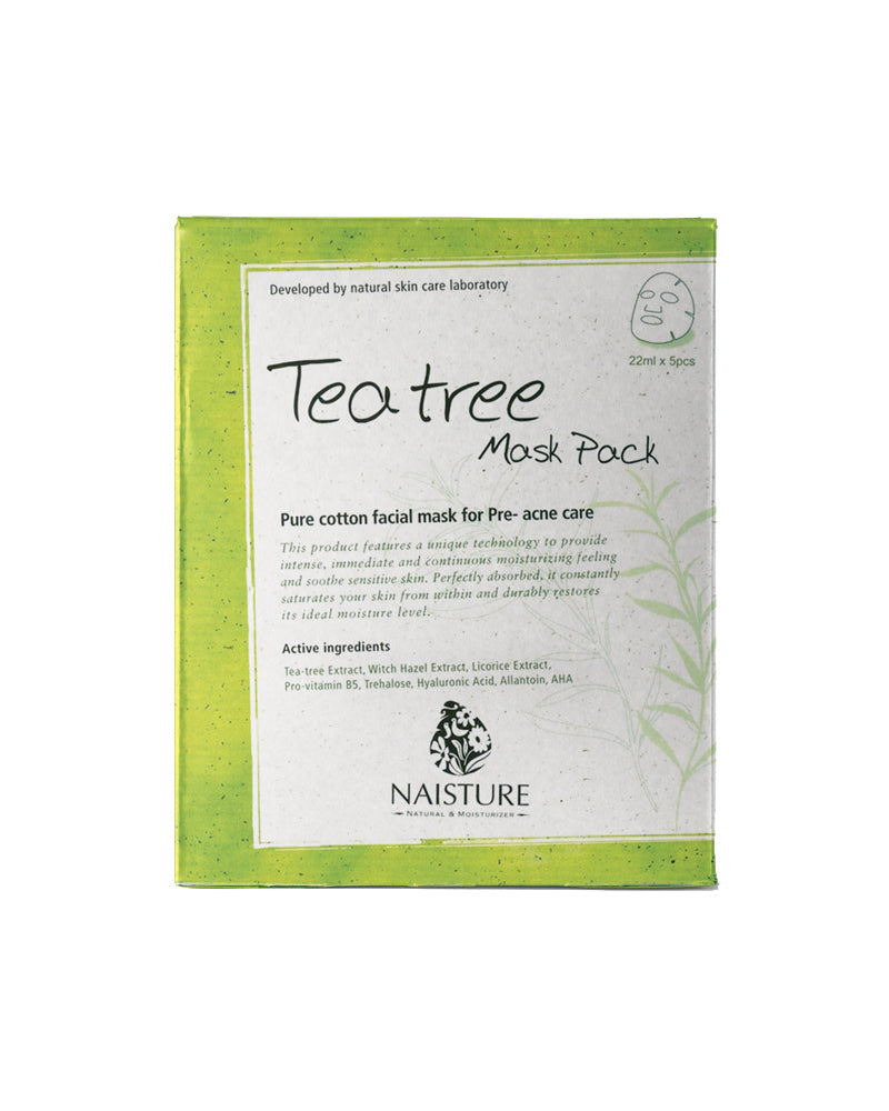 Naisture Premium Sheet Mask - Tea Tree - Naisture