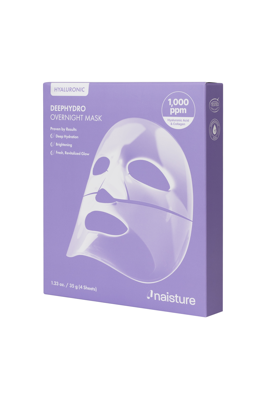 Naisture DeepHydro Overnight Mask (4pc Box)