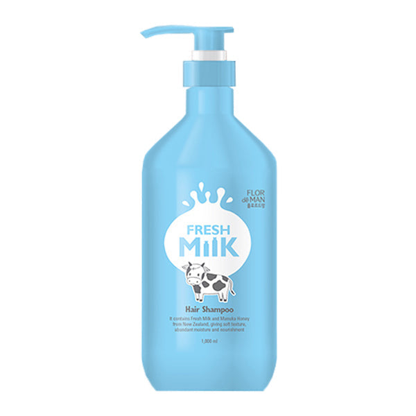 Flor de man Fresh Milk Hair Shampoo (1000ml) - Naisture